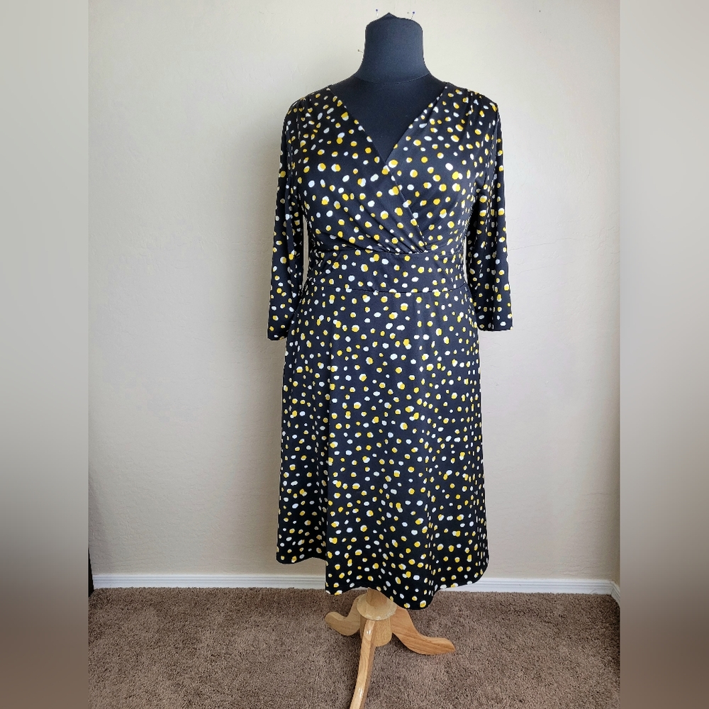 Shelby & Palmer Faux Wrap Dress